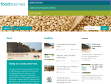 Tablet Screenshot of foodreserves.org